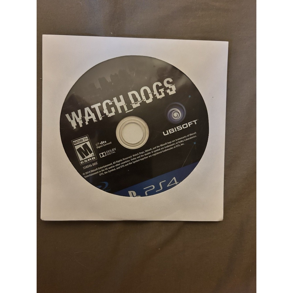 Watch Dogs Sony PlayStation‎ 4 PS4 Disc Only